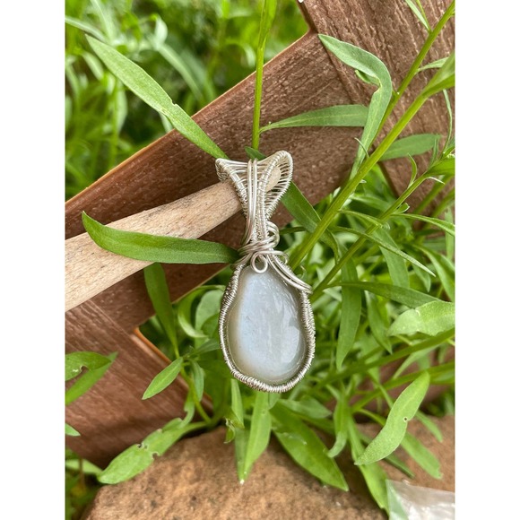 Sterling Silver Moonstone Pendant - Picture 7 of 10